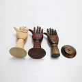 2020 new style natural  color display mannequin wooden hand for garment accessory shoes ring bag display